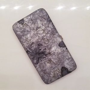 Silver Butterfly Wallet